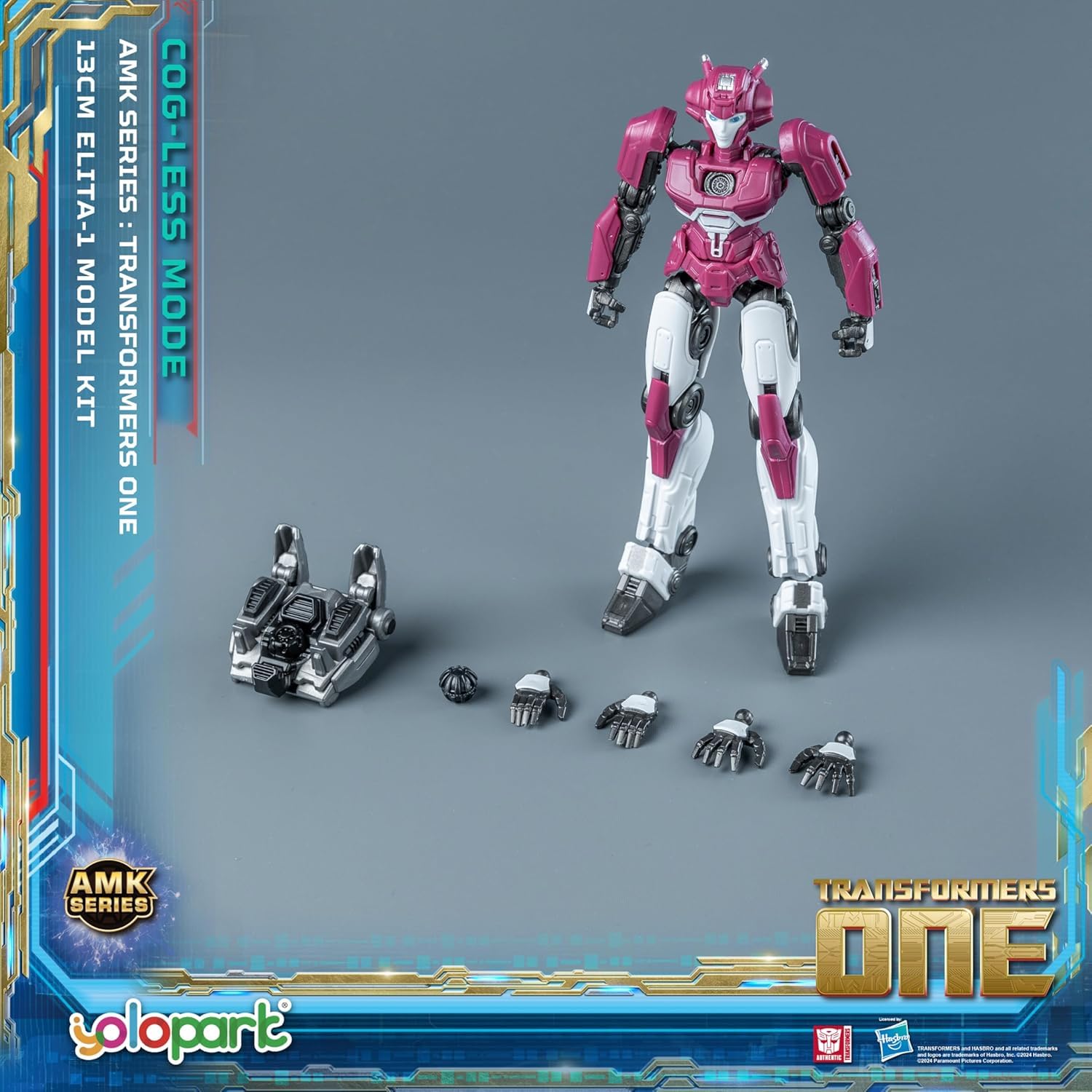 YOLOPARK Transformers Toys Elita-1 Cog-less Mode, 13cm Highly Articulated Transformers One Toys, Collectible Transformers Action Figures for Kids 8+ Years of Age