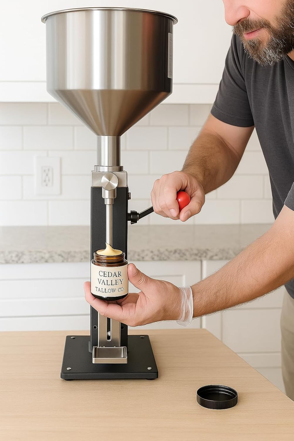 Cedar Valley Tallow Co. Handmade Ageless Tallow Crème – Grass-Fed Beef Tallow Moisturizer (Eucalyptus) – Face & Body Creme – Net Wt. 2 oz - Image 5