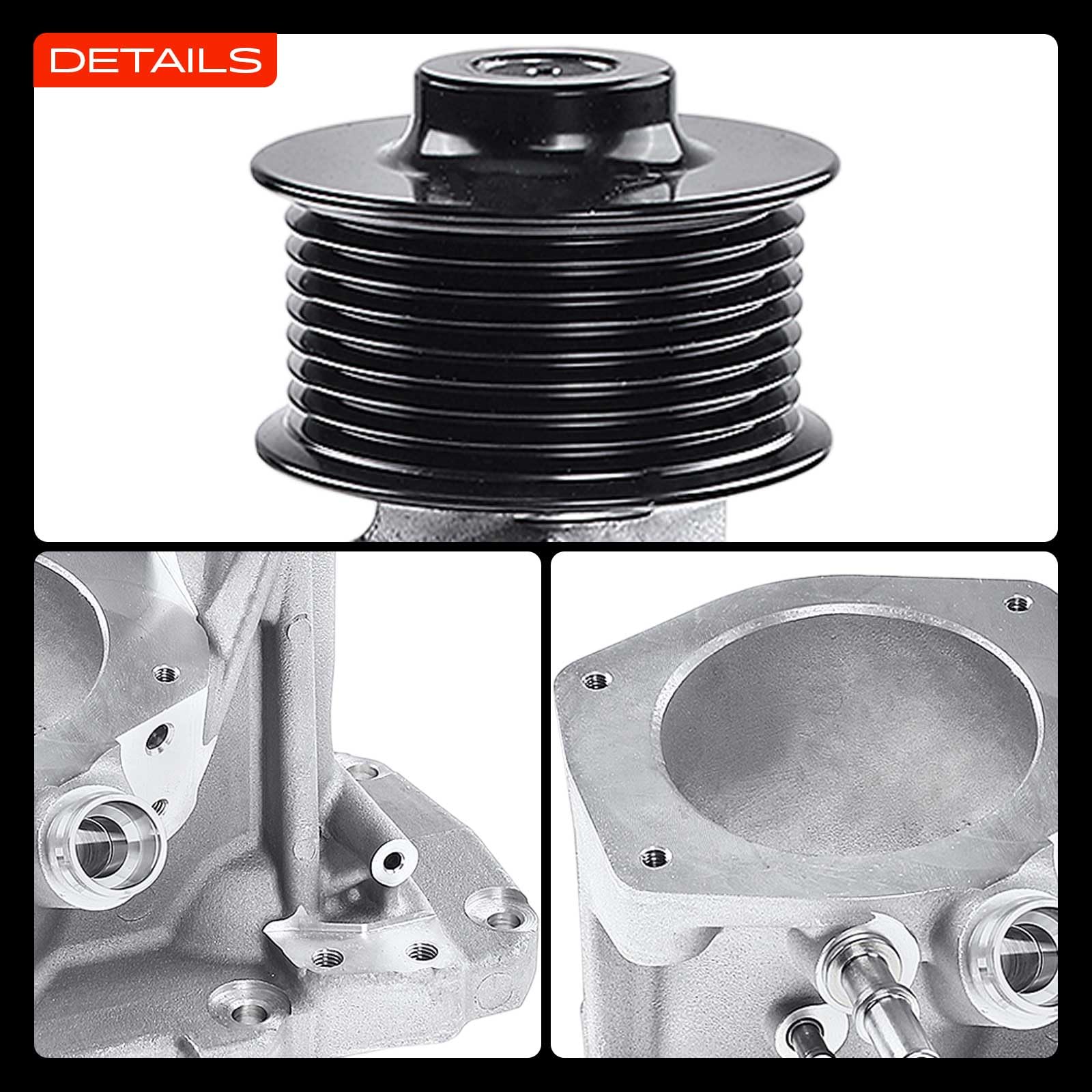 Frankberg Supercharger zestawy naprawcze rolki akcesoria kompatybilne z XF X250 XK X150 R-a-n-g-e R-o-v-e-r III L322 LM L320 Sport L320 5,0 l benzyna 2009-2015 LR088564