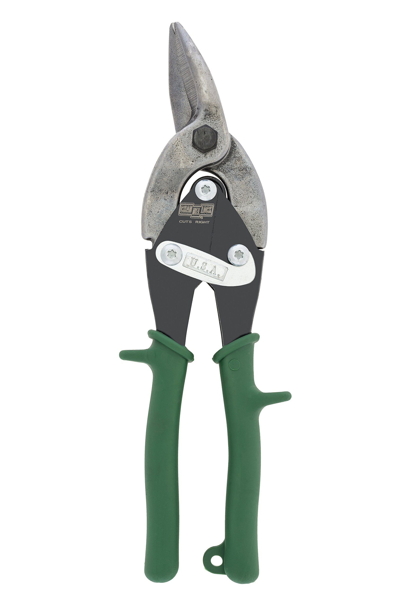 All4Car C-610AR Channel Lock Aviation Snip, 25 cm, Green