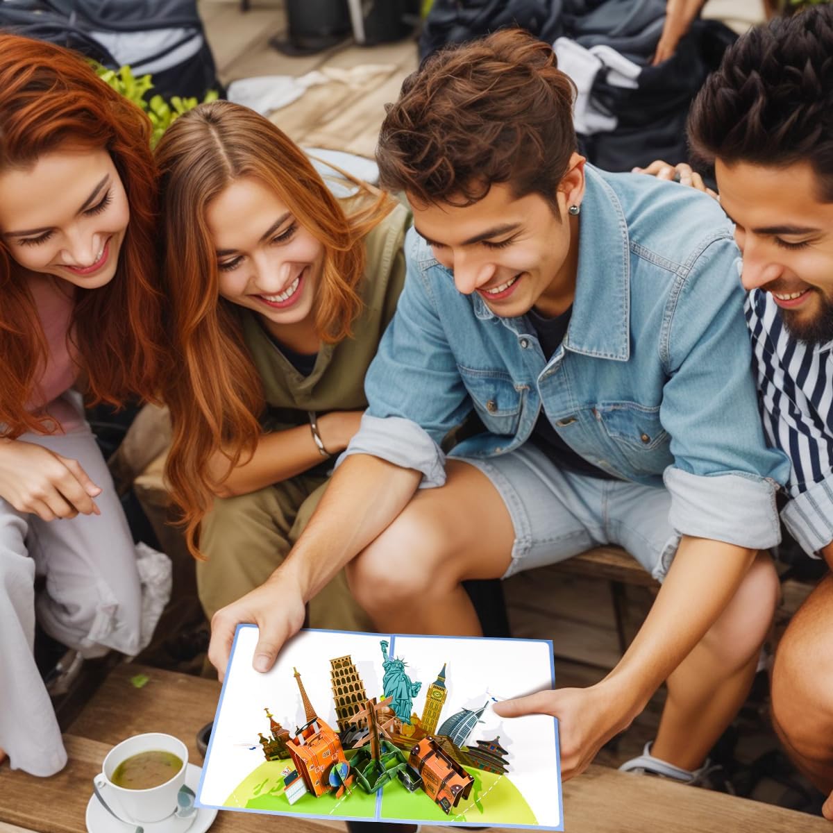 Travel Pop Up Card, Pop Up Card for Travel Lover, Holiday Travel Voucher, 3D Retirement Card, Birthday Greeting Card-for Travel Lover. - Image 5