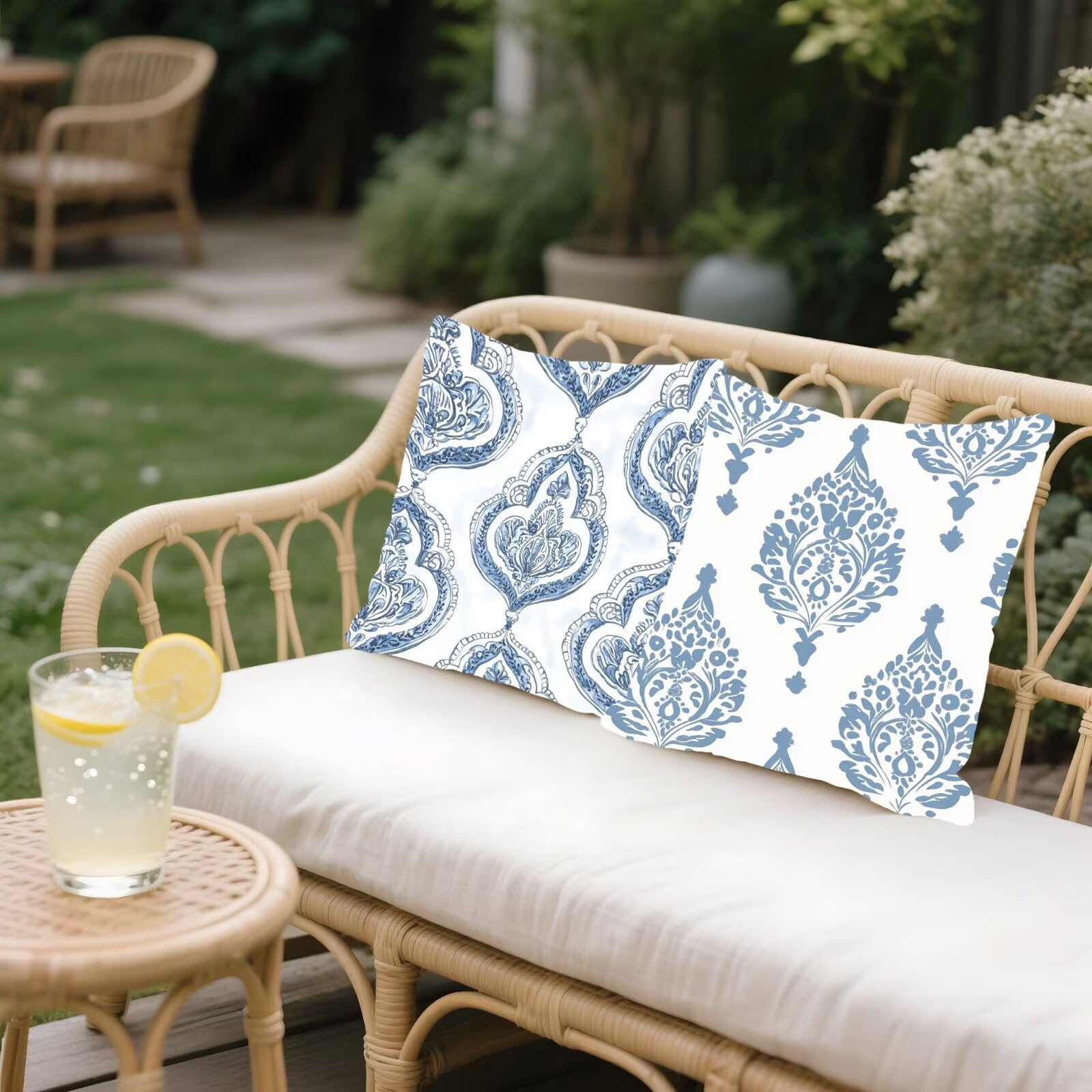 Federe Cuscini Divano 40x40cm, Federa Cuscino Fiori Pianura Quadrati Copricuscini Super Morbido Copri Cuscini Per Divano, Cuscino Decorativo da Esterno Giardini, Per Soggiorno Camera Divani Sedie P289