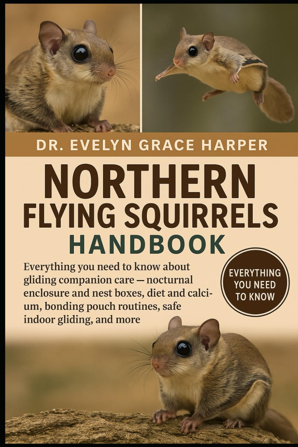 NORTHERN FLYING SQUIRRELS HANDBOOK: Everything You Need to Know About Gliding Companion Care — nocturnal enclosure and nest boxes, diet and calcium, ... pouch routines, safe indoor gliding, and more