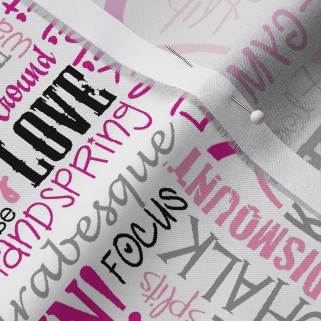 Spoonflower Fabric - Gymnastics Pink Gymnast Printed on Organic Cotton Sateen Fabric by The Yard - Sewing Quilting Apparel Home Decor