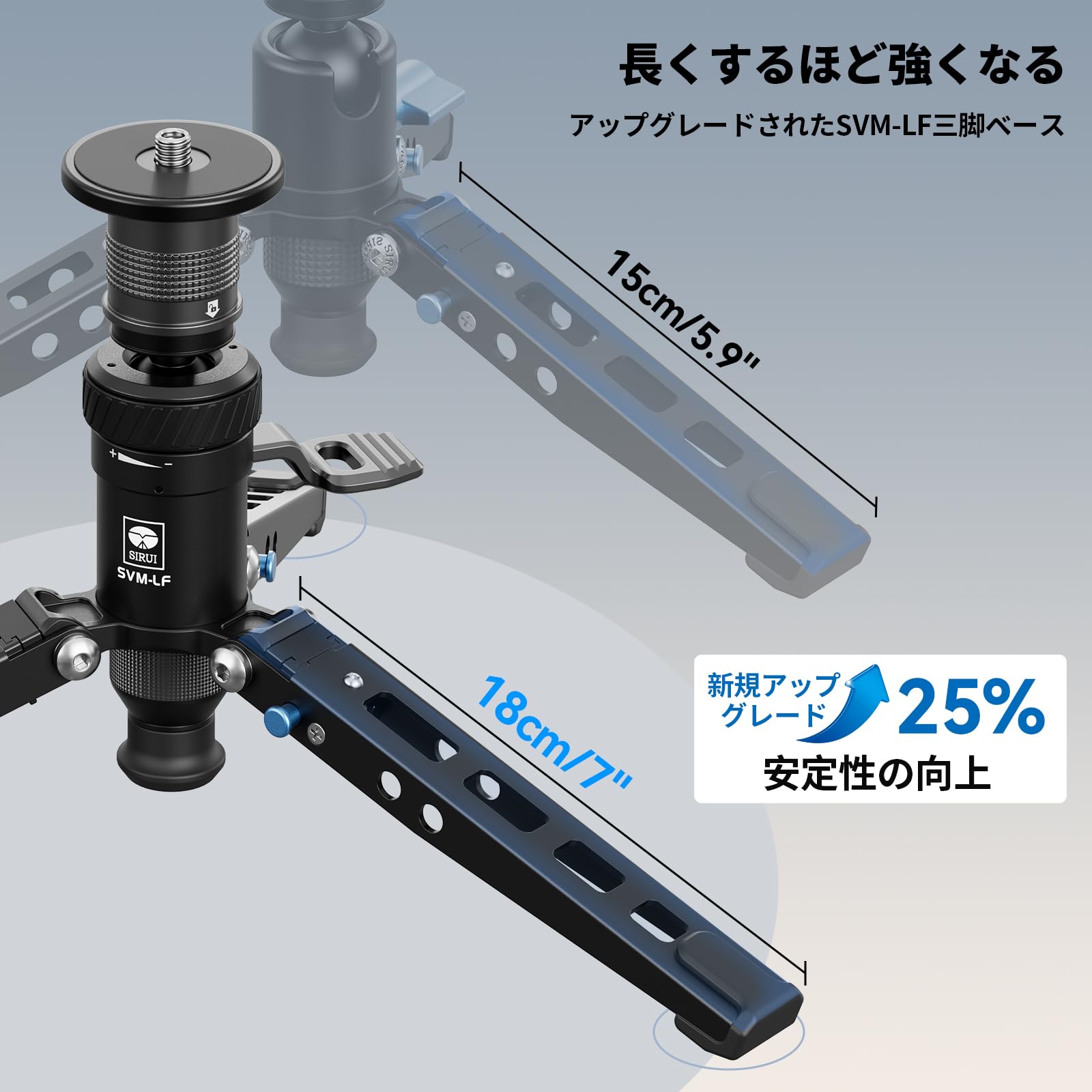 Amazon | SIRUI 一脚【瞬時に高さ調整&ペダル付き&一台三役】トラベル