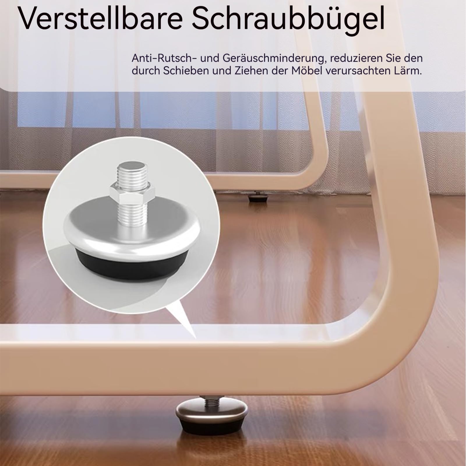 Moderner Computertisch im schlichten Stil, Schreibtisch, PC-Tisch für Homeoffice, Schlafzimmer, Arbeitszimmer (Naturfarben, 140x60cm)
