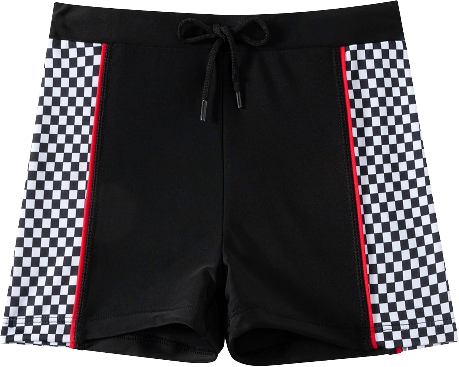 Happy Cherry Boys Swim Trunks Quick Dry Bathing Suit Drawstring Swimwear Beach Swim Shorts