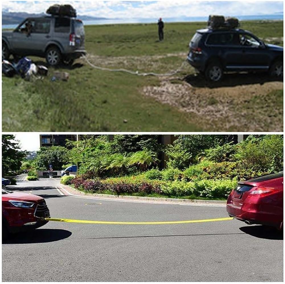 2" X 16' Heavy Duty Tow Strap with Forged Hooks 22,046 Lb Break Strength Tow Rope with Hooks for Trucks Boat Moving Huge Loads Offroading Emergencies(Purple,3 m/5 tons)