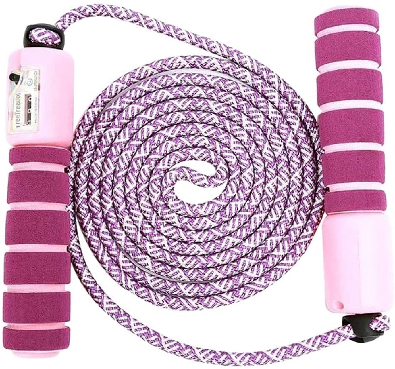 Cuerda de saltar de esponja ajustable para entrenamiento fitness y cardio