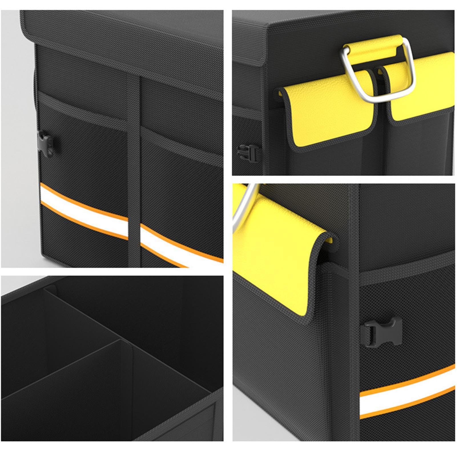 Scatola portaoggetti per bagagliaio, 1/5 pezzi, organizer per letti di camion, organizer per pickup, organizer per bagagliaio auto, pieghevole, multi scomparto per berline, auto, pickup, camion, | camion, organizer per pickup, organizer per bagagliaio aut