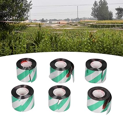 Bird Deterrent Ribbon, Bird Repellent Ribbon Eco?Friendly Bird Deterrent Tape for Vineyards for Orchards for Rice Fields