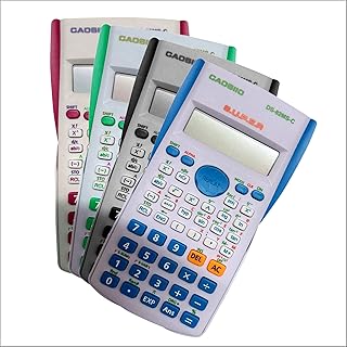 Scientific Calculator With 240 Calculation Functions Buttons Suitable For Engineering School A level Maths Business College University Students Pink Green Blue Black (1Piece Only)