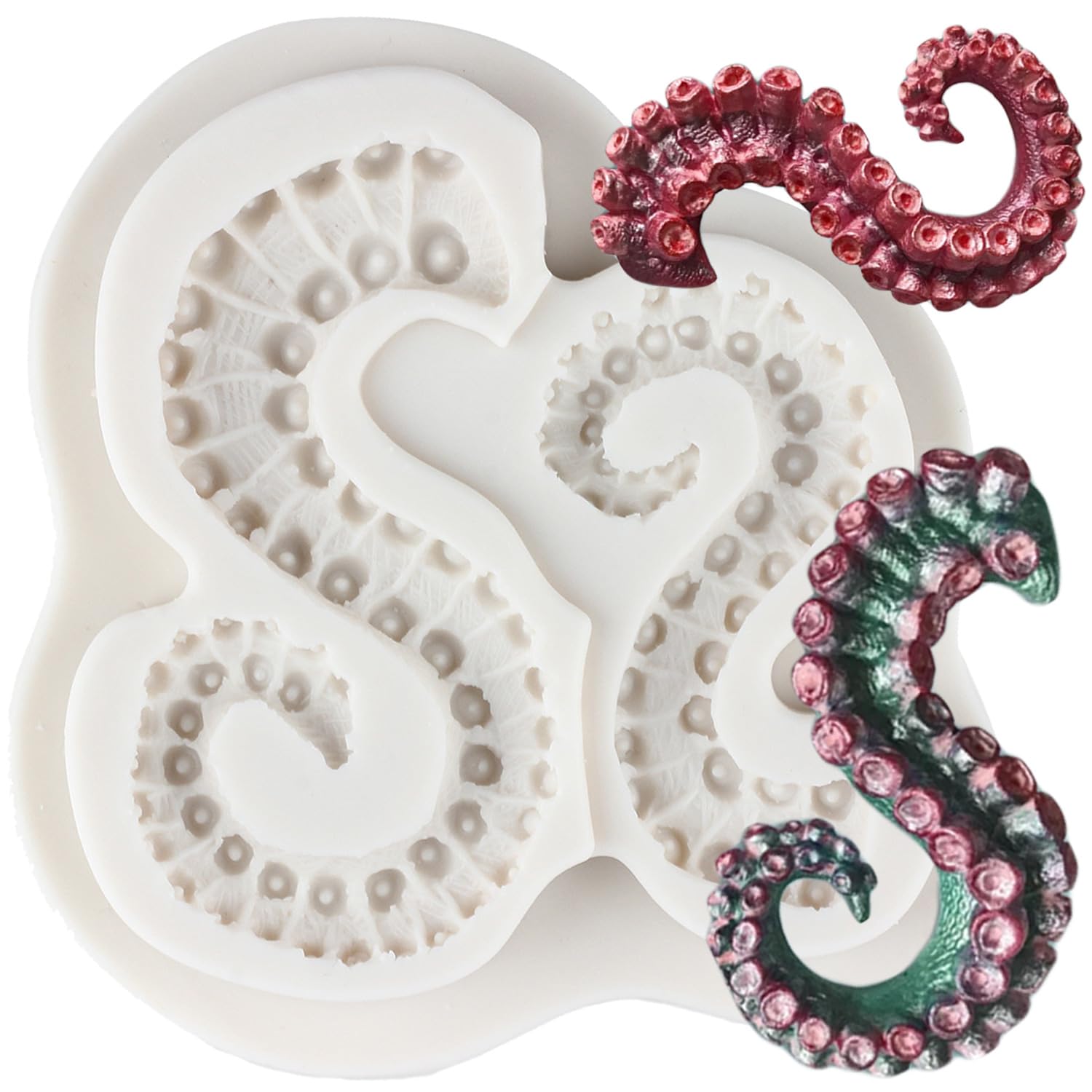 Moule A Gateau Trompe L Oeil MINFEIDMS Moule En Silicone En Forme De Dauphin Pour Décoration De Gâteaux, Pâte à Sucre, Pâte Polymère Bonbon Fondant De Noel En Sucre