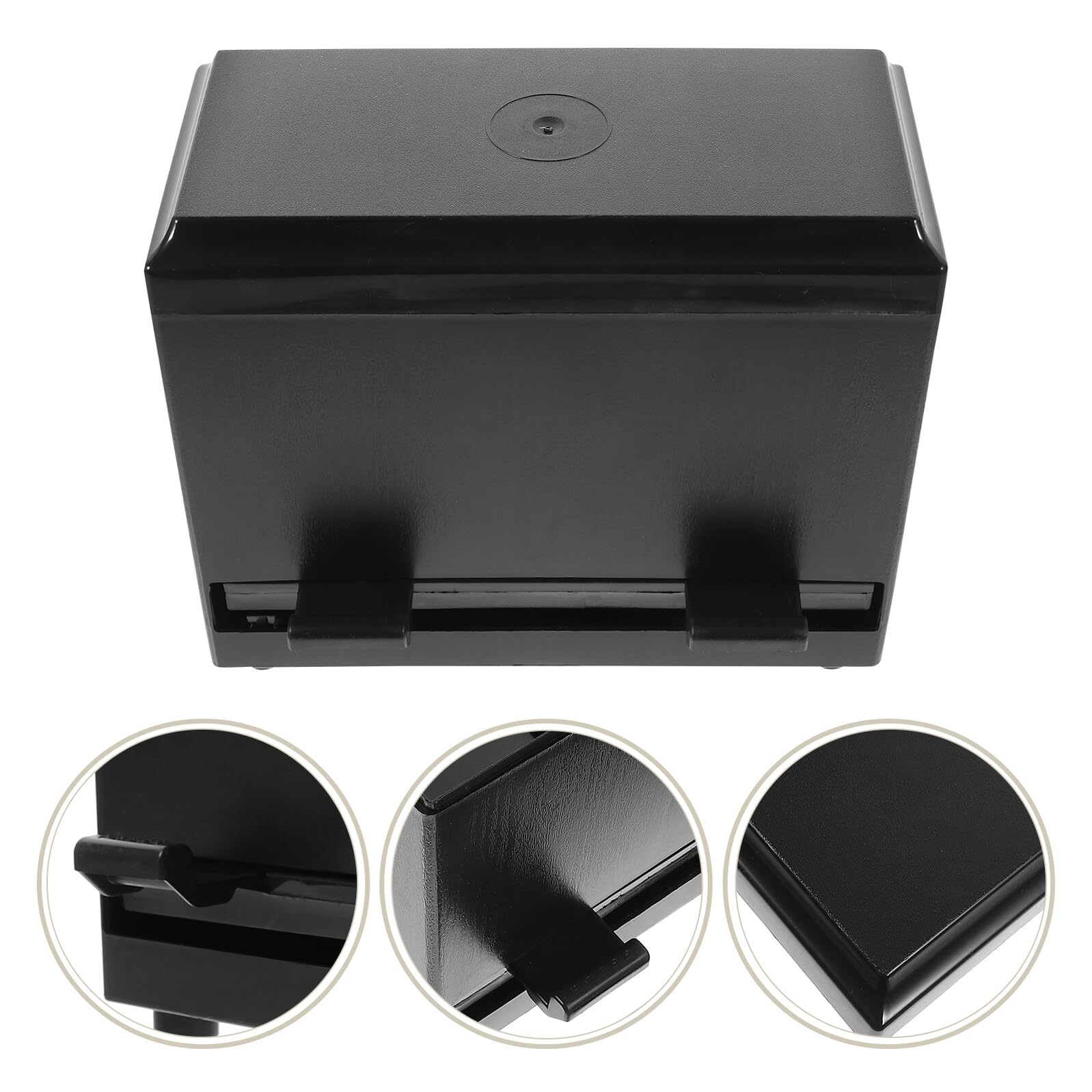 SHINEOFI Automatische Strohhalmspender Box aus Langlebigem Material mit Großer Kapazität Benutzerfreundlichem Druckmechanismus Wiederverwendbar Hygienische Aufbewahrungsbox für Restaurant