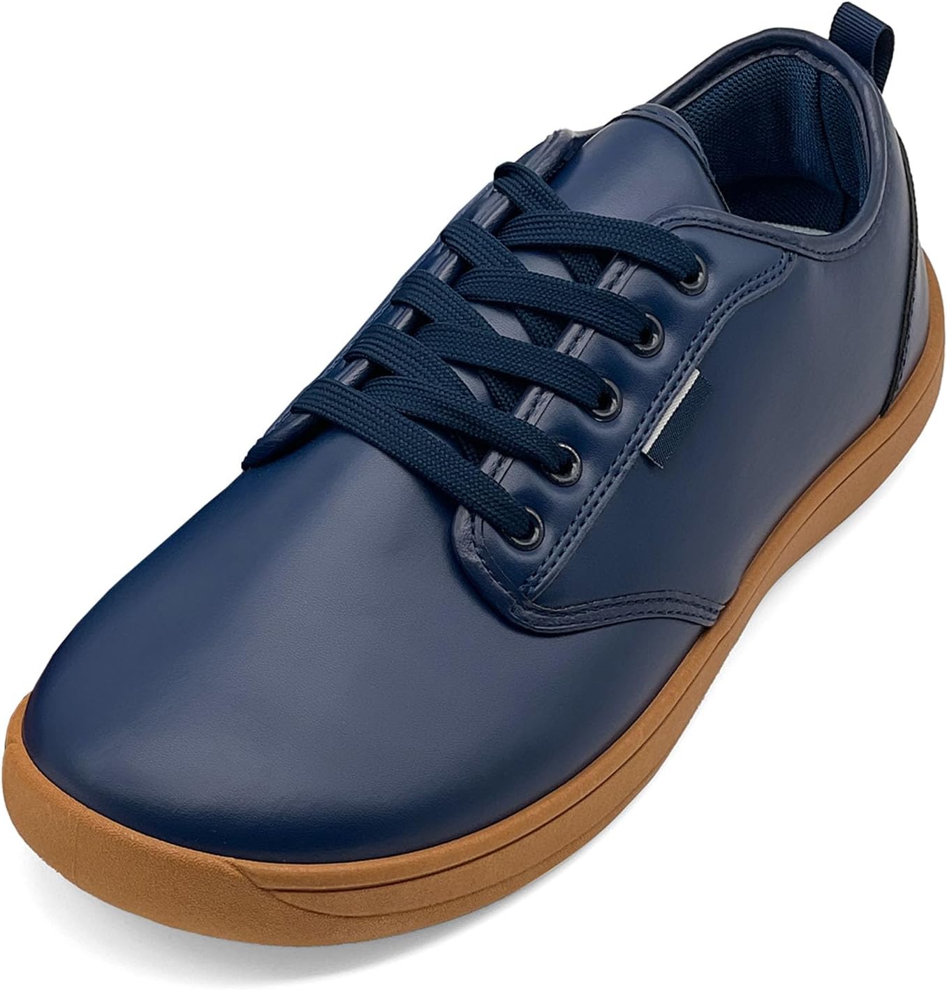 womens mens barefoot wide toe box shoes, walking shoes zero drop sneakers for men minimalist casual shoes 5.5 wide women/4 wide men navy/gum