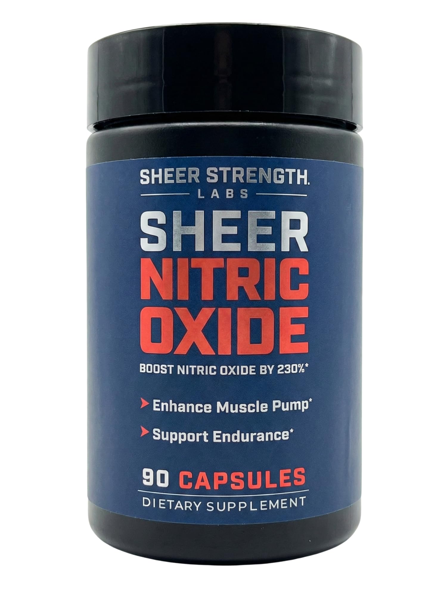 - Sheer Strength Labs Nitric Oxide Supplement for Men - Clinically Tested for Pumps & Blood Flow - 270% More Nitric Oxide - Nitrosigine Supplement, S7 & Beetroot - Made in USA - 90 Capsules