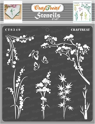 CRAFTREAT - Plantilla con tema floral