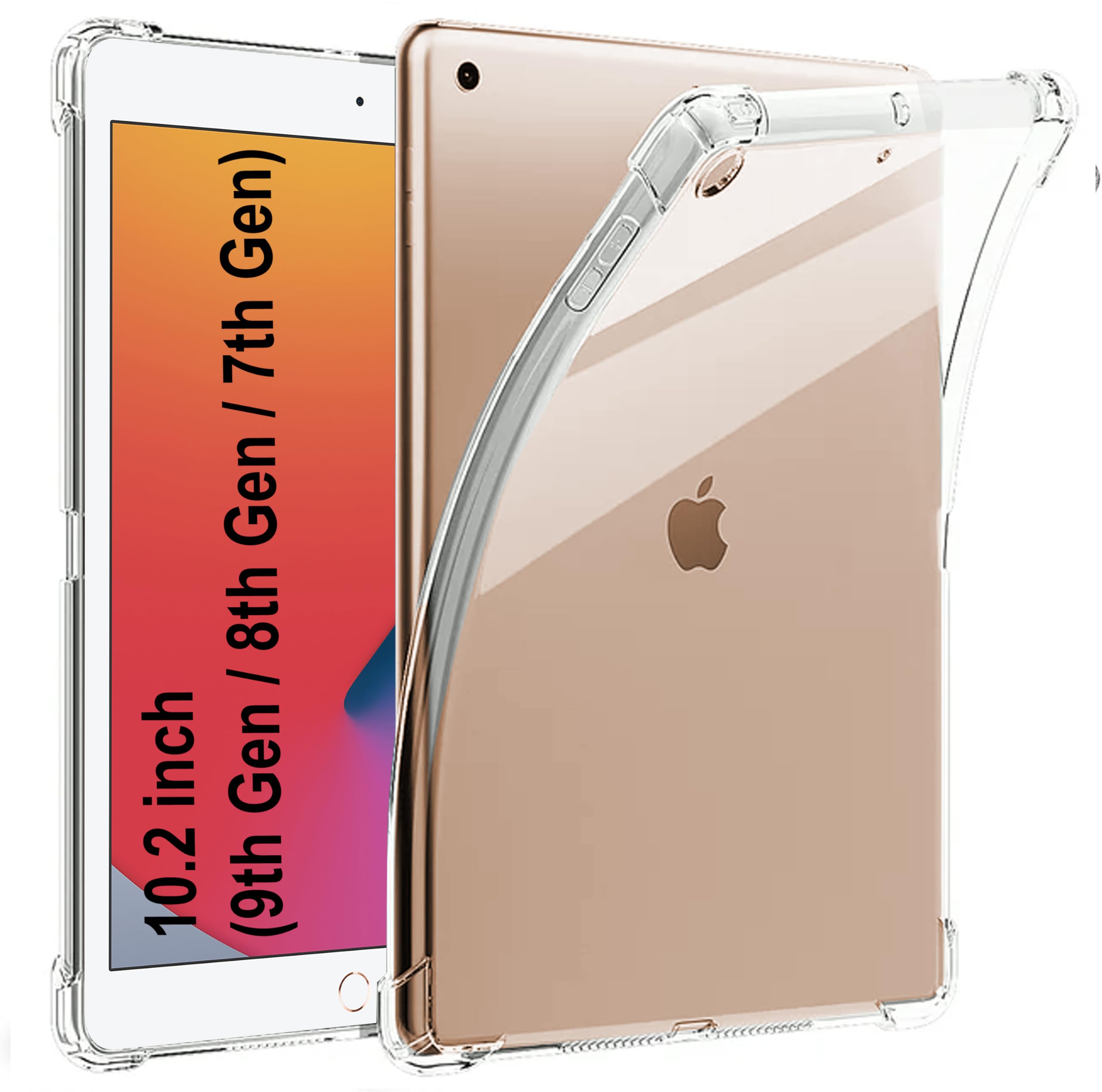 TGK Transparent Back Cover for iPad 8th Gen 10.2 inch Case (B0CWVK8SJN) Amazon Price History, Amazon Price Tracker