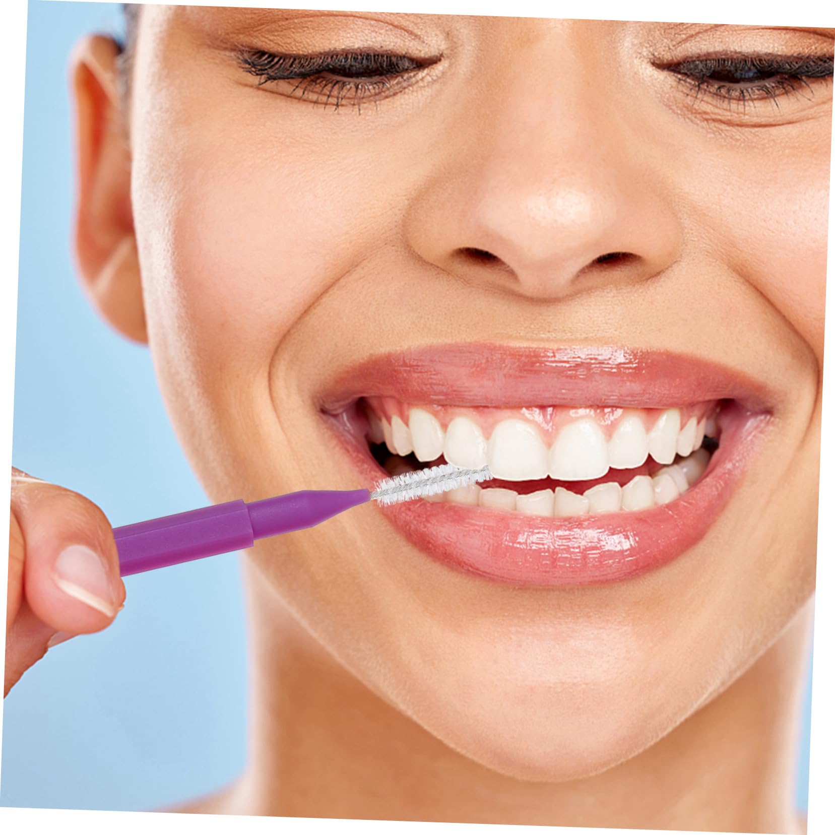 3 Series Cepillo Interdental Solución Limpiadora Pasta Equipo Cepillos Entre Herramientas De Limpieza De Cepillos De Titulares Páginas 100 Piezas*3