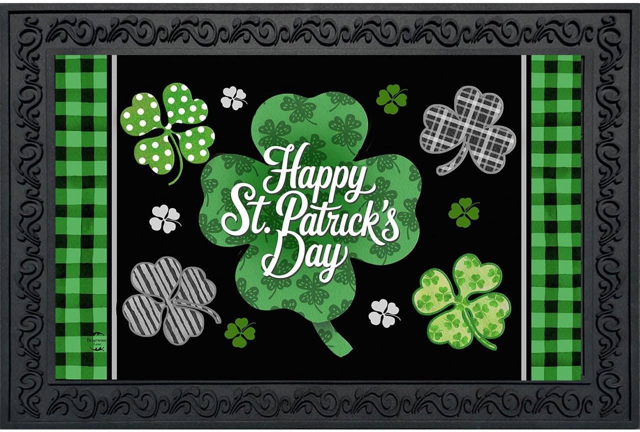 Briarwood Lane Lucky Shamrocks Doormat
