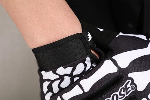 Miniatura 3 de Skeleton Cool - Guantes de motocicleta para motocicleta, dedos completos, todoterreno, deportes al aire libre para hombres y mujeres y montañismo