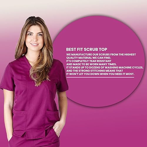 Miniatura 5 de Camiseta quirúrgica súper suave y ultra cómoda para mujer