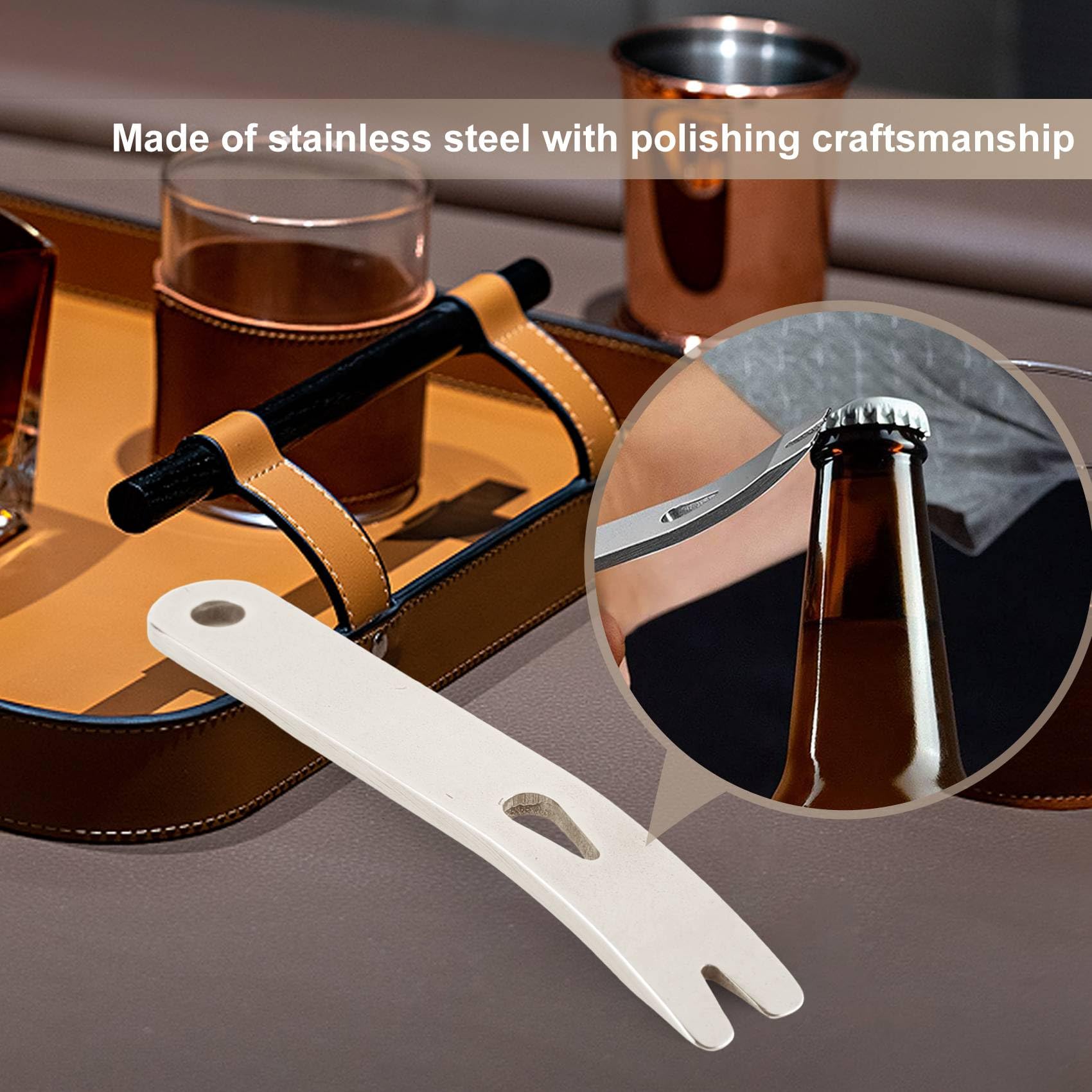 Amazon | Aqevn 8個 ミニバール ステンレス鋼フラットバー 多機能スモールプライバー ミニクローバーサバイバルオープナーツールセット |  バール・カジヤ