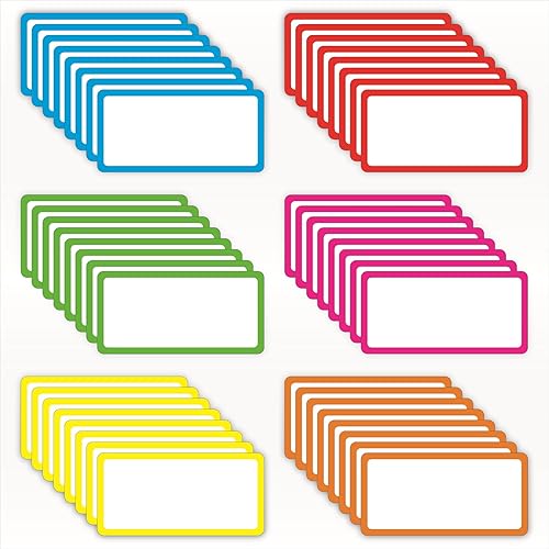 IMAGAME 48 Pack Magnetic Dry Erase Labels - Magnetic Blank