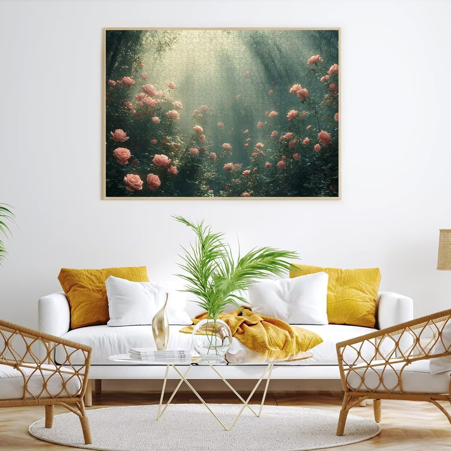 Puzzle 4000 Pezzi 141x87cm, Puzzle Adulti Foreste fiori, n-695