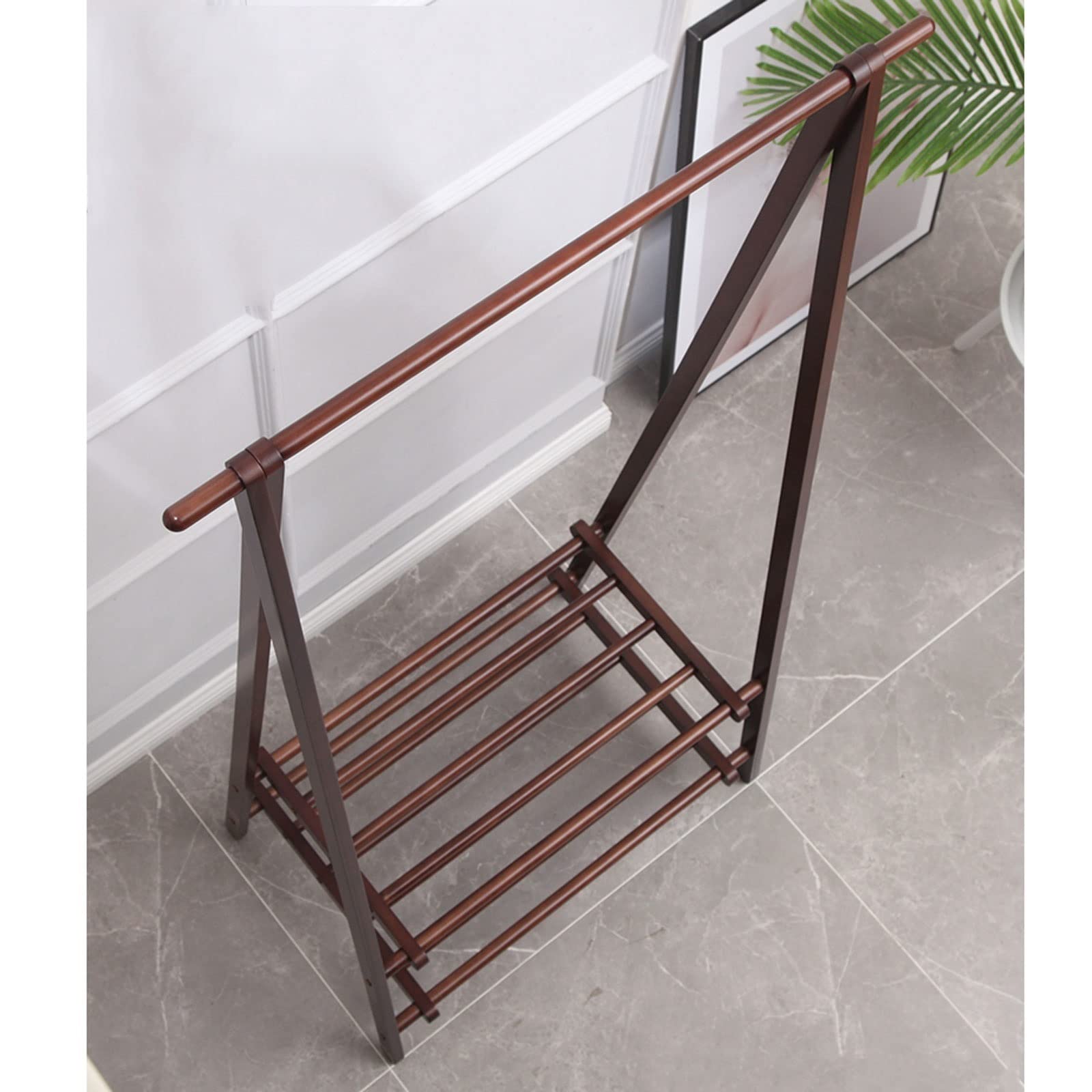 Perchero independiente moderno creativo capa multifuncional casa doble capa zapato rack almacenamiento estante hogar salón dormitorio corredor porche independiente soporte de pie