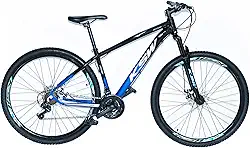Bicicleta Bike Aro 29 KSW XLT 200 MTB Alumínio 21V Marchas Rapid Fire Cabeamento Superior Interno