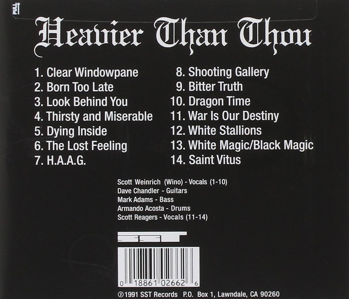 Heavier Than Thou