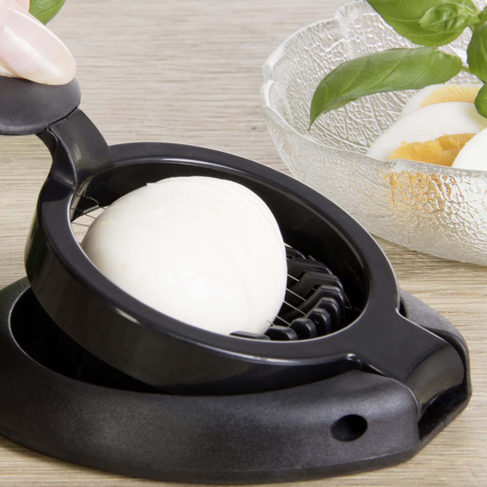 wenco Egg slicer, for 5 mm thin egg slices, stainless steel cutting