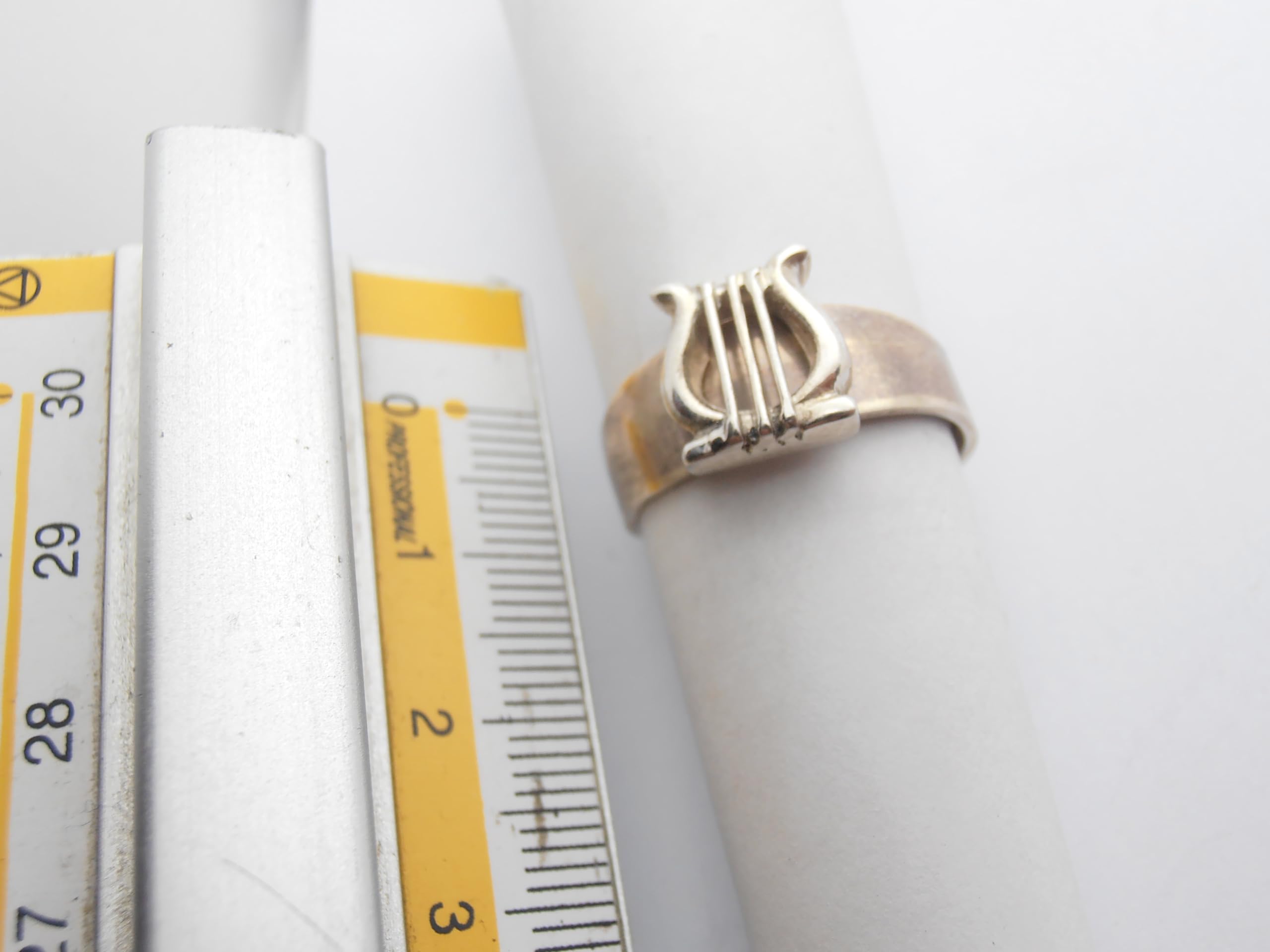 Cetra : Anello in Argento 925 - Lira - Strumento Musicale - Musica - Musicista
