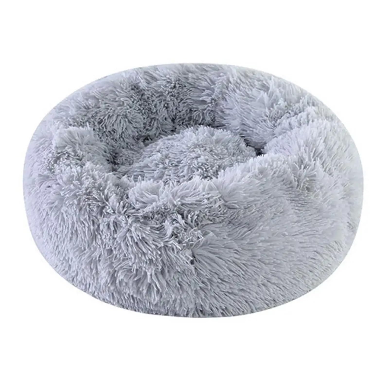 Lit rond chaud pour chat et chien peluche nid animaux doux