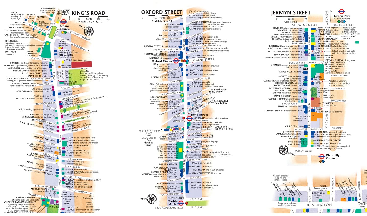 Discovering London Illustrated Map