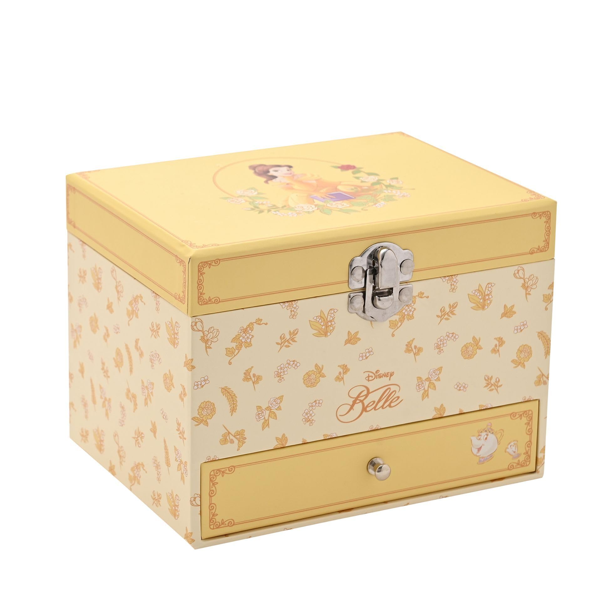 Widdop and Co Disney Pastel Princess Musical Jewellery Box - Belle