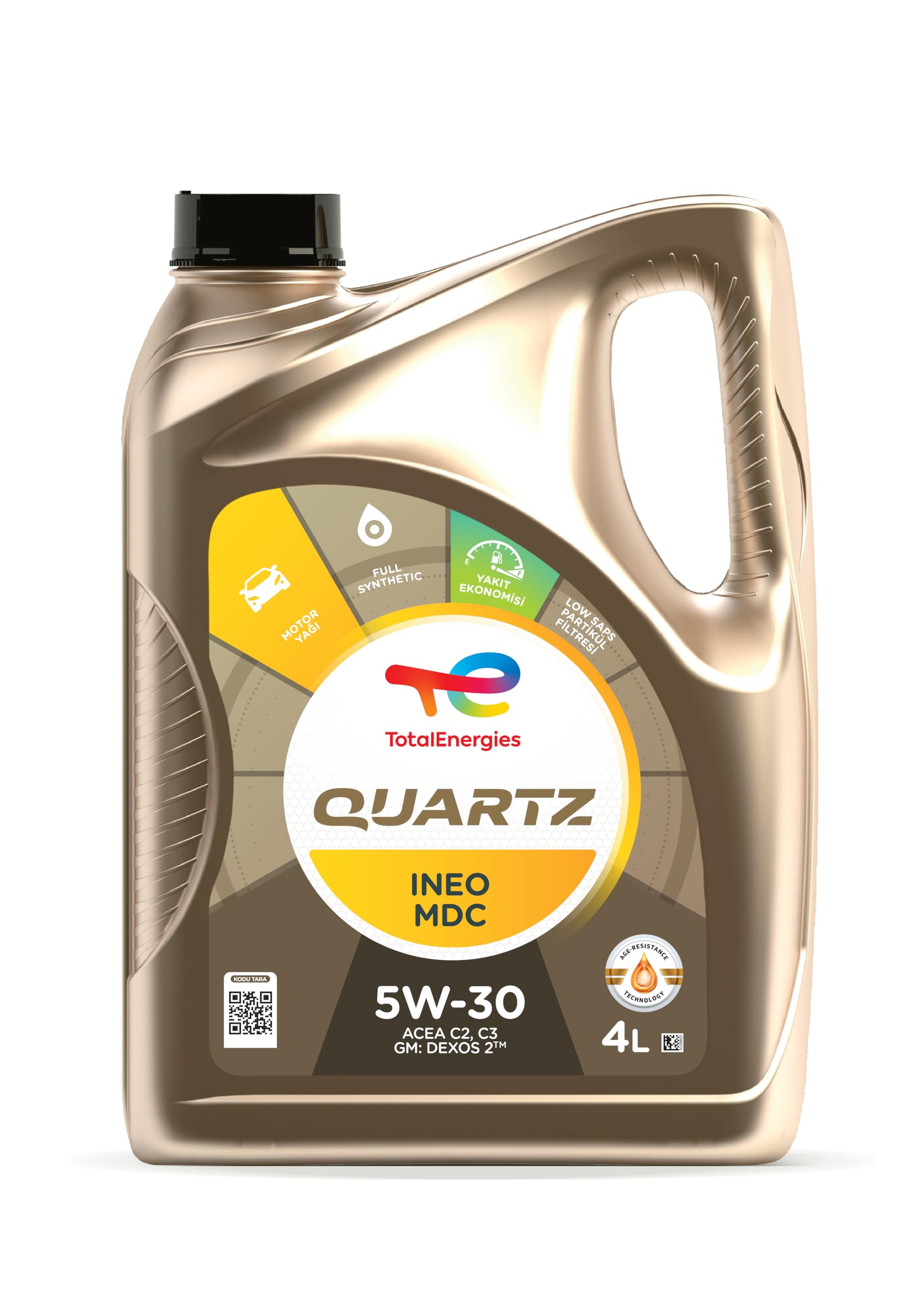 TotalEnergies QUARTZ INEO MDC 5W30 Motor Yağı 4 Litre