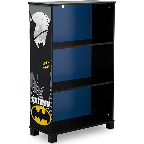 Delta Children Deluxe Batman Room 3-Shelf Bookcase: Empowering Learning