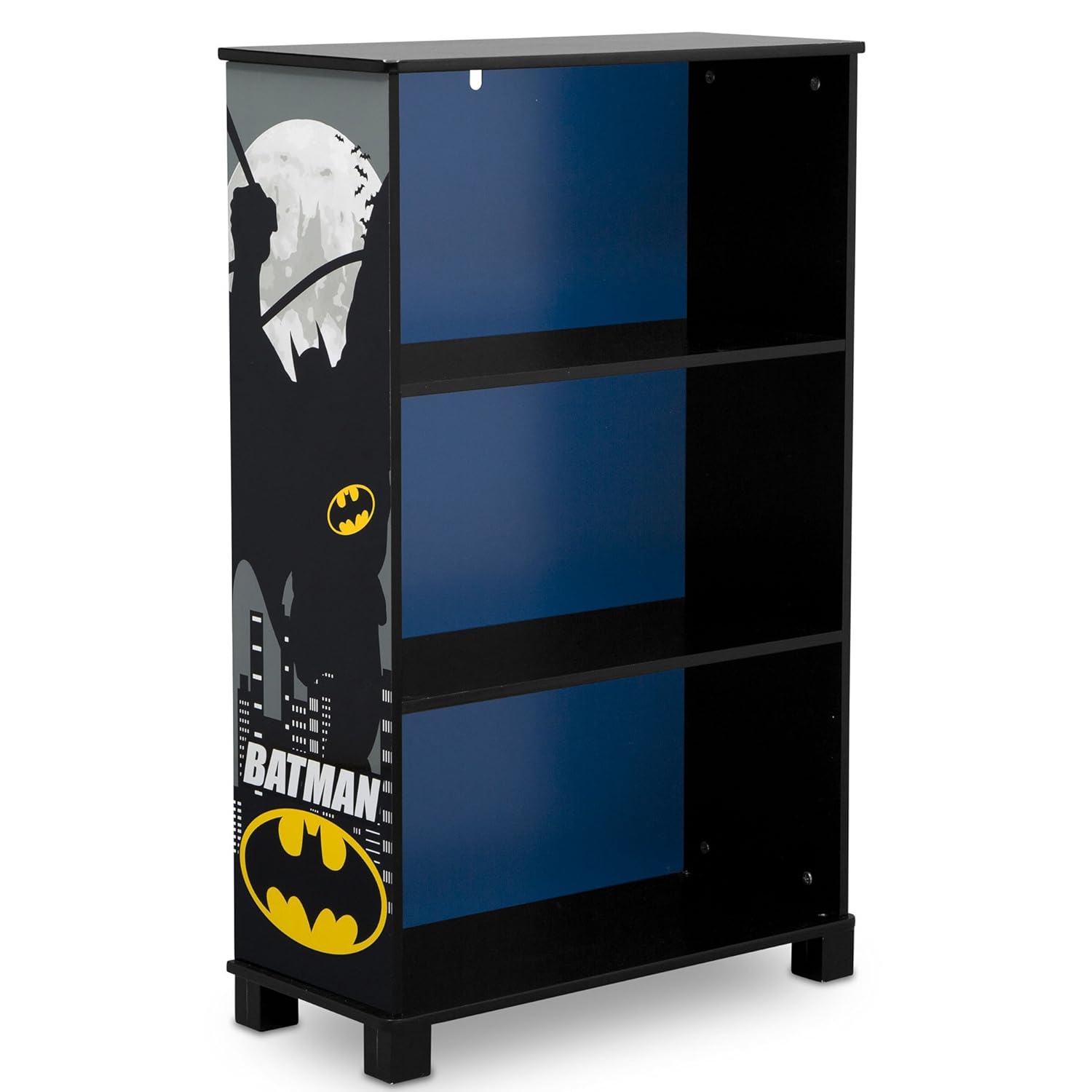 Onе-Dау Sаlе: Uр tо 80% оƒƒ Delta Children Deluxe 3-Shelf Bookcase - Ideal for Books, Decor, Homeschooling & More, DC Comics Batman