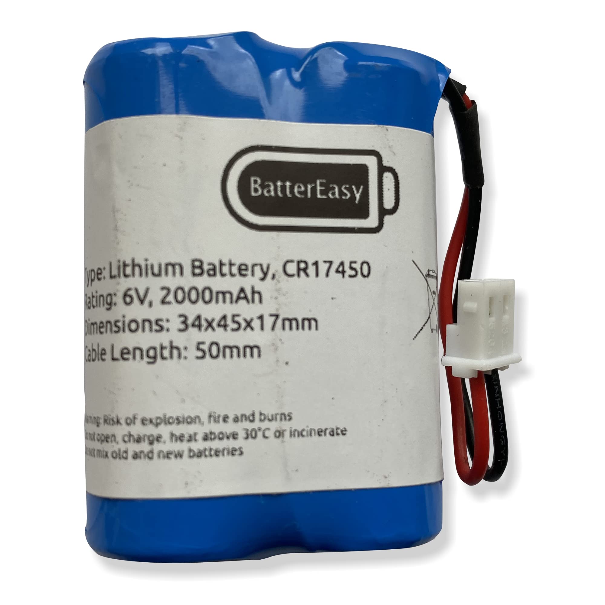 Battery for-Visonic Next CAM PGS / K9-85 PG2 6V PIR P/N 103-302891 & 103-302915