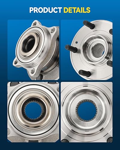 Miniatura 3 de PHILTOP 513266 Conjunto de cojinete de rueda y cubo de 5 lengüetas AWD para Santa Fe 2007-2020, Santa Fe Sport 2013-2018, Santa Fe XL 2019-2019,