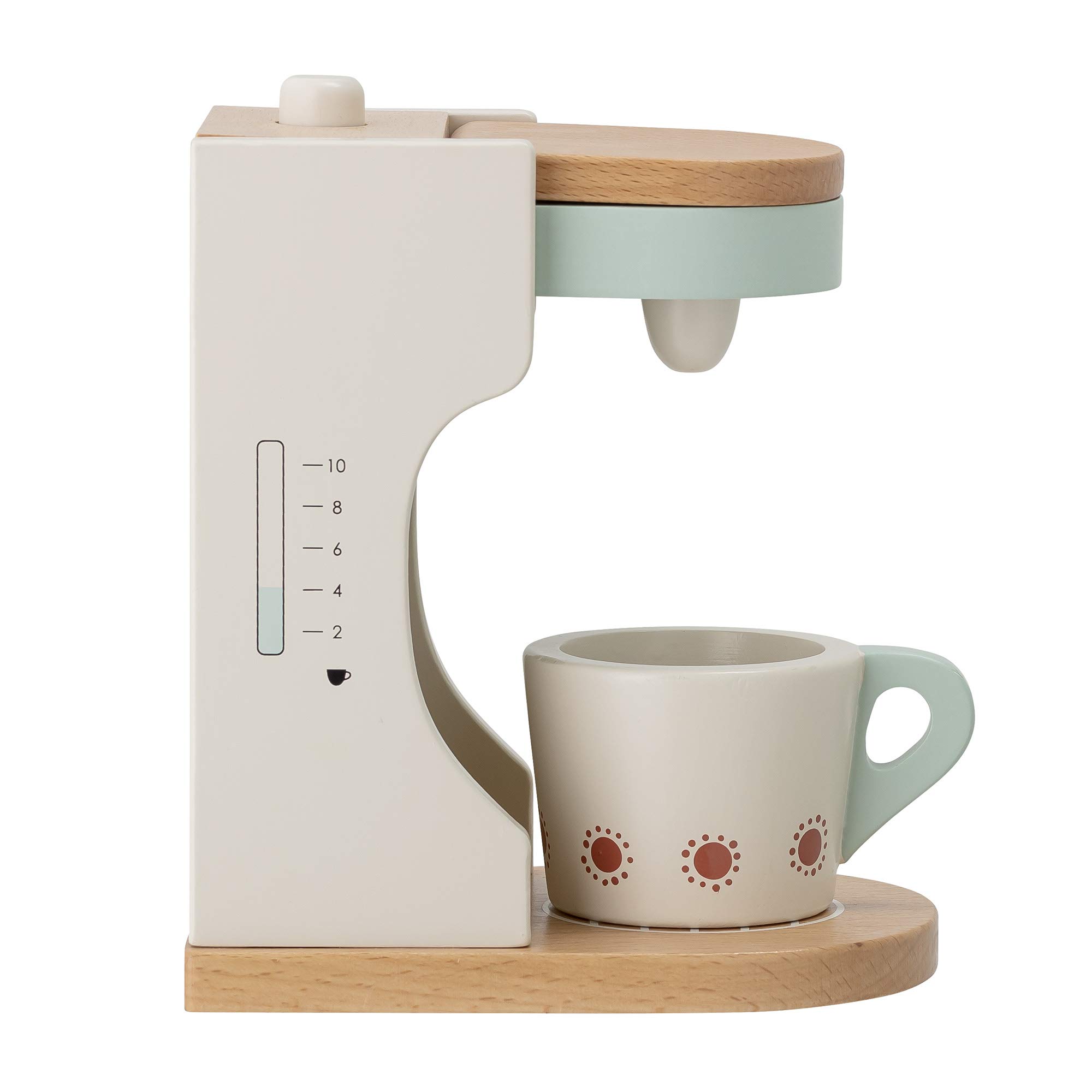Bloomingville Mini Elgo Toy Coffee Machine Set Piece Beech