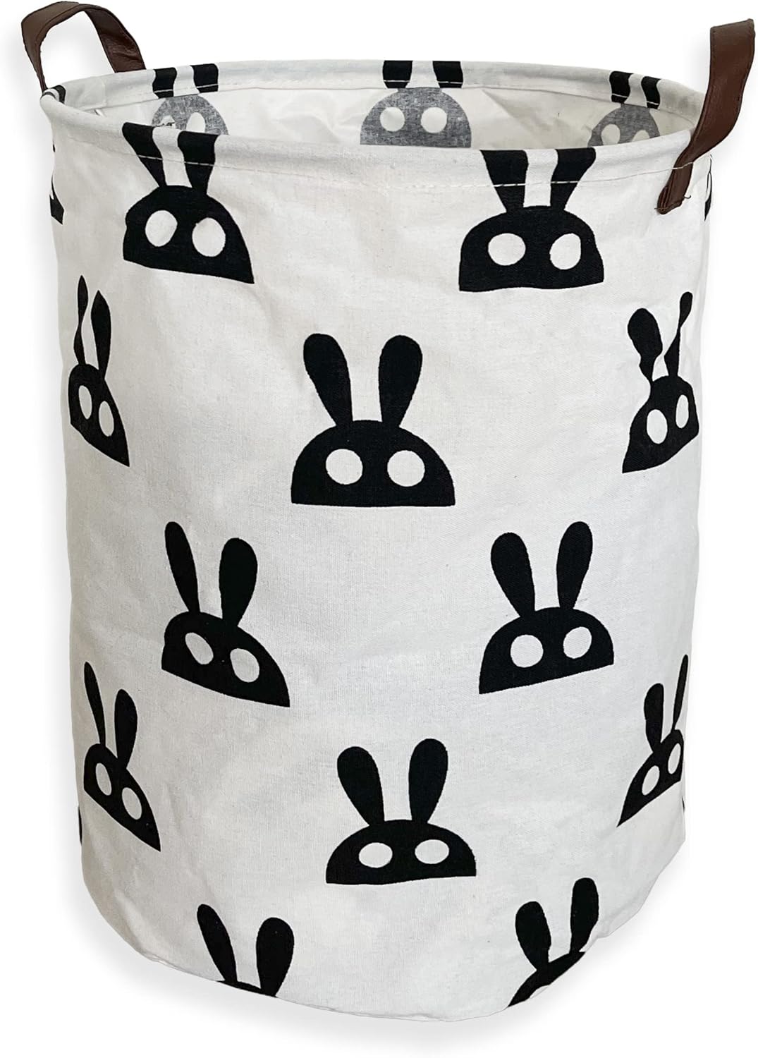 Cesta Ropa Sucia Plegable de Tamaño Medio para Almacenaje de Ropa, con Interior Impermeable. También ideal como Organizador Juguetes. (Rabbit)