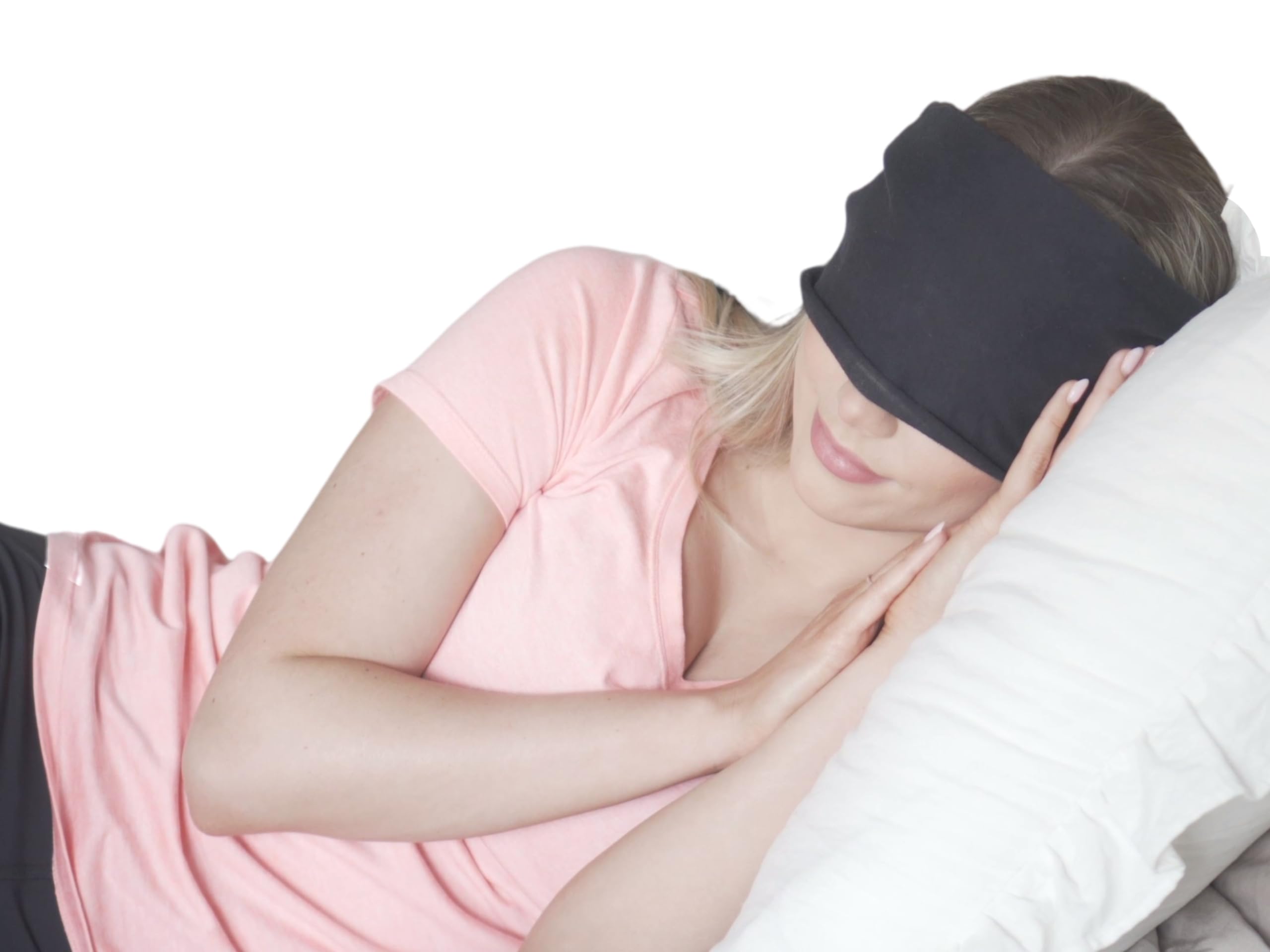 Sleep Mask XL Handmade Premium Organic USA Cotton Hypoallergenic Eye Cover Blindfold 100 Light Blocking Blackout Machine Wash