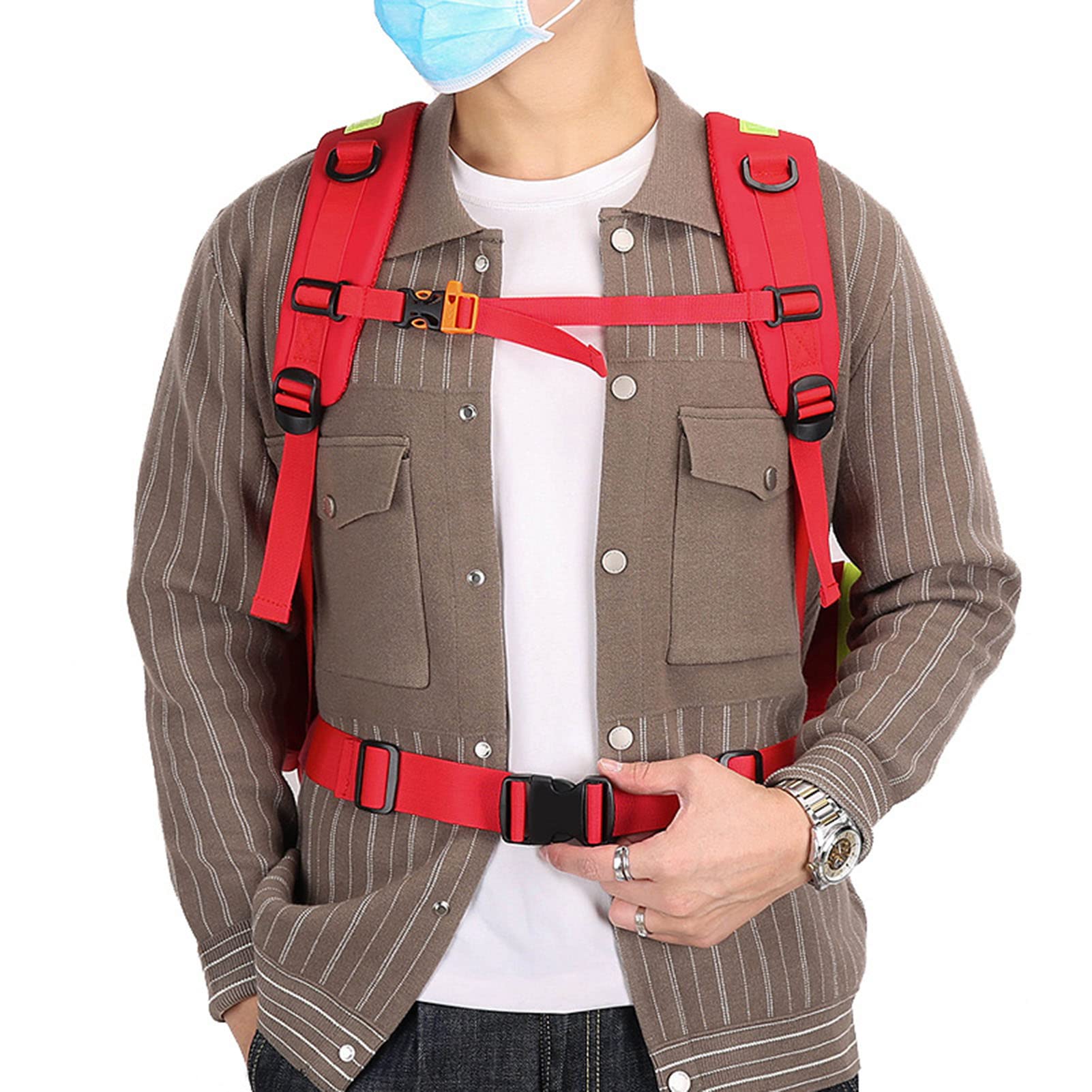 Bolsa para Emergencias Multiusos, Bolsa De Botiquín De Primeros Auxilios Portátil Vacía, Ideal para El Automóvil, El Hogar, El Campamento Y El Senderismo, Solamente La Bolsa