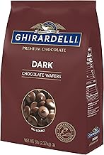 Ghirardelli Chocolate Company Dark Chocolate Wafers, 5lb. Bag (Pack of 1)