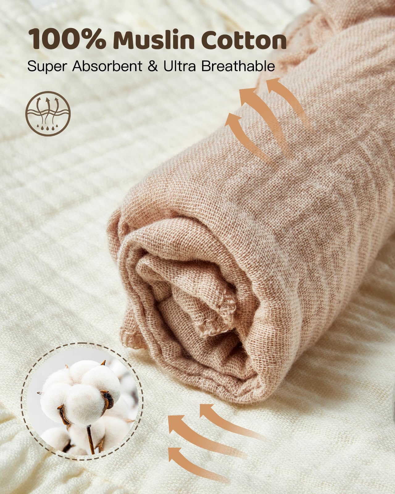 Lictin Bavaglini Neonato-Bavaglini Bambini,set di 8 bavaglini a bandana, 100% cotone, bavaglini morbidi per bambini, adatti per la dentizione dei bambini da 0 a 24 mesi