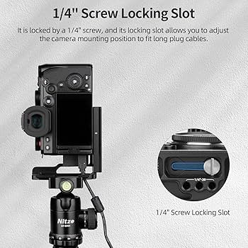 Nitze L Bracket for Panasonic S5 II / S5 IIX Camera, with