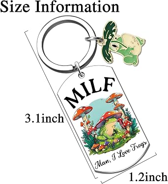 Frog Gifts for Women Frog Decor Keychains | Frogs Themed Gifts for Women Men Sister Brother Best Friends Frogs Lovers Christmas Birthday Christmas Frogs Stuff Keyring